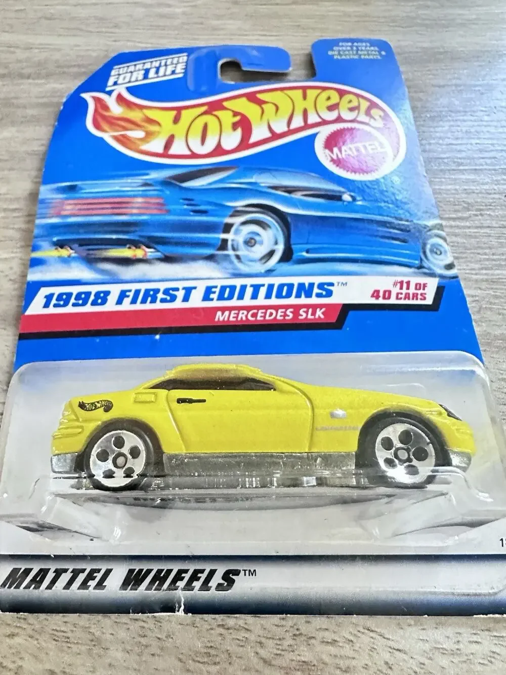 Vintage Hot Wheels Mercedes SLK 1998 First Editions #11 Of 40 Hotwheels H37